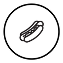 Hot dog icon