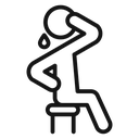 Hot human Black Outline icon