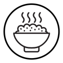 Hot meal icon