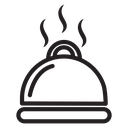 Hot meal icon