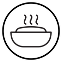 Hot meal icon