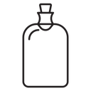 Hot water bottle icon