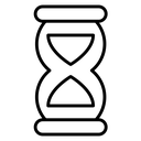 Hourglass end icon