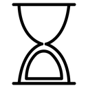 Hourglass end 2 icon