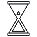 Hourglass end 3 icon