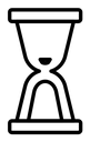 Hourglass end icon