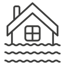 House flood icon