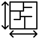 House Plan Dimensions icon