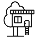 House tree 4 icon