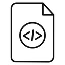 HTML script icon