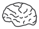Human brain icon