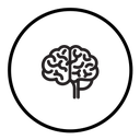 Human brain icon