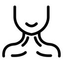 Human neck icon