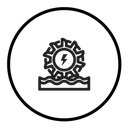 Hydro power icon