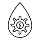 Hydro power icon