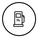 Hydrogen fuel pump icon
