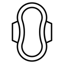 Hygienic pad icon