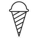 Ice cream cone icon