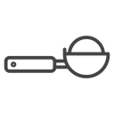 Ice cream scoop 3 icon
