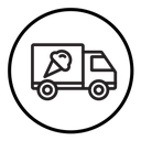 Ice cream van icon