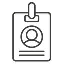 Id badge (1) icon
