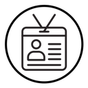 ID badge icon
