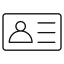 ID card icon