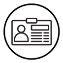 Id card icon