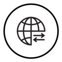 Import and export icon