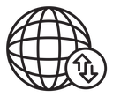 Import and export icon