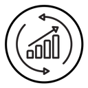 Improvement growth icon