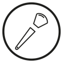 Incline Makeup Brush icon