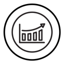 Increase chart (2) icon
