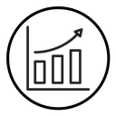 Increase chart icon