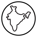Indian map icon
