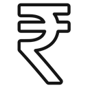 Indian rupee 5 icon