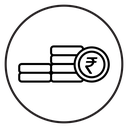 Indian rupee icon