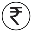 Indian rupee icon