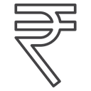 Indian rupee icon