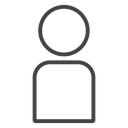 Individual Black Outline icon