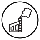 Industrial factory icon