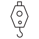 Industrial hook icon