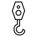 Industrial hook icon
