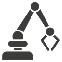 Industrial robot icon