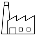 Industry Black Outline icon