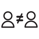 Inequality icon