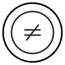 Inequality icon