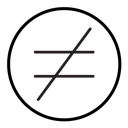 Inequality icon