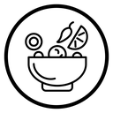 Ingredients mix icon