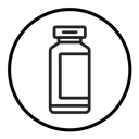 Injection vial icon